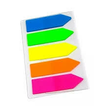 SEÑALADOR BANDERITA 45X12 MM FLUO X 100 BAK FLECHITA - comprar online