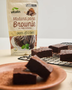 Mistura para Brownie Sem Glúten Sem Lactose Vitalin 270g - comprar online