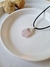 DIJE CUARZO ROSA CON CADENA (TG49G) - tienda online