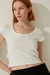 REMERA RELAX RIBB CUELLO REDONDO (MER22) - Artesanias del Sol