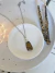 OJO DE TIGRE PULIDO CON CADENA DE ACERO QUIRURGICO (TG211) - comprar online