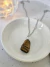 OJO DE TIGRE PULIDO CON CADENA DE ACERO QUIRURGICO (TG211) - Artesanias del Sol