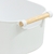 CESTO FLAM WHITE LARGE (WO35L) - Artesanias del Sol