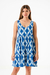 VESTIDO ESCOTE V MANGA LINO SPANDEX (KYH2603) - comprar online
