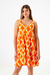 Imagen de VESTIDO ESCOTE V MANGA LINO SPANDEX (KYH2603)