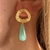 Aros Water Drop Jade - comprar online
