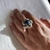 Anillo Flor Lapislazuli - comprar online