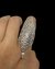 Anillo petalo pavé