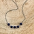 COLAR CHOKER AZUL MARINHO