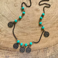 COLAR TURQUESA OLHO GREGO
