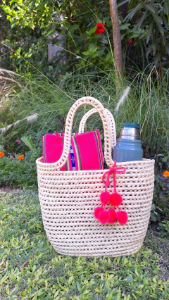 CANASTA MATERA CAMPESTRE DE PALMA - tienda online