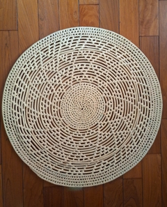 ALFOMBRA REDONDA DE PALMA