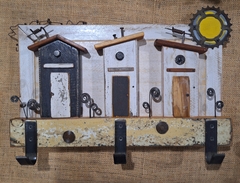 Percheros Casitas - De Caminos y Telares