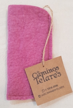 Estuche anteojos de fieltro artesanal - tienda online