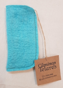 Estuche anteojos de fieltro artesanal - De Caminos y Telares