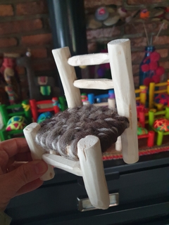 Sillitas en miniatura Respaldo 9 cmts - tienda online
