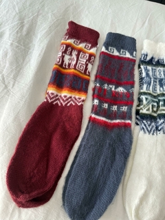Medias de Lana Estampadas - De Caminos y Telares