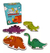 4 ROMPECABEZAS DINOSAURIOS- 3 Y 4 PIEZAS