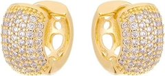 BRINCO ARGOLA LUXO MICROCRAVEJADA