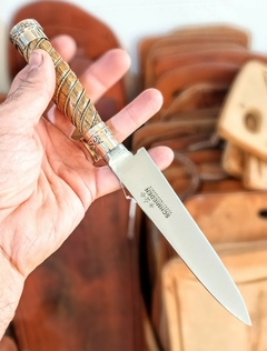 Cuchillo Cabo Fino De Madera Y Alpaca Schmieden Inoxidable - tienda online