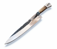 Cuchillo Disco Arado Artesanal 24cm Afilado Asta Afilado