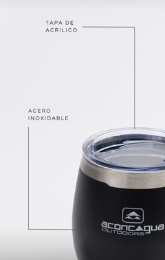 Mate/Taza Termico Acero Inoxidable +Tabpa+Bombilla Aconcagua - tienda online