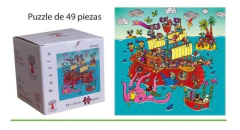 PUZZLE Piratas 49 piezas