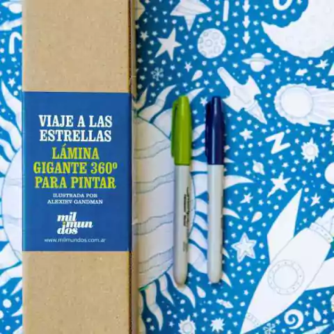 LÁMINA GIGANTE 360 - VIAJE A LAS ESTRELLAS