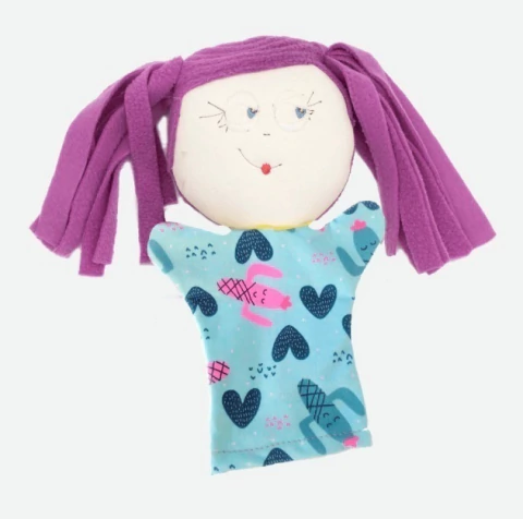 TÍTERE MANOPLA - LILA