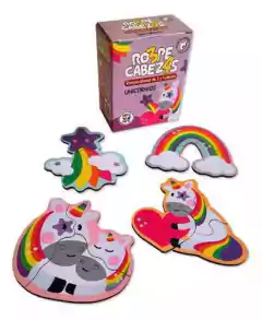 ROMPECABEZAS X4 DE 3 Y 4 PIEZAS - UNICORNIOS - comprar online