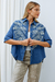 CAMISA JEAN BORDADO M25W064