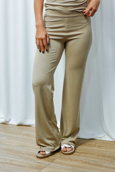 PALAZZO MORLEY CON LYCRA 3C494