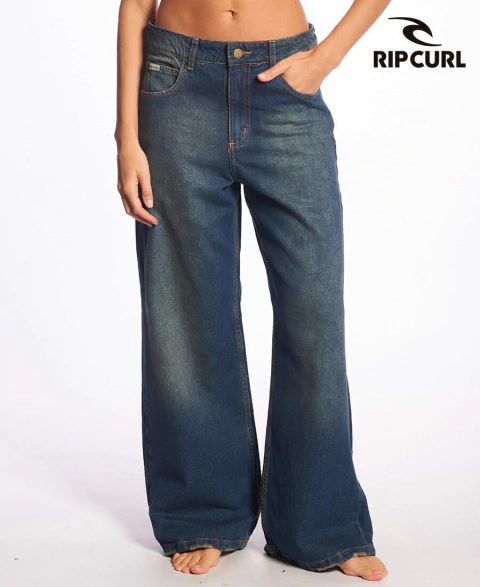 RC G JE WIDE LEG MID BLUE (01068N8)