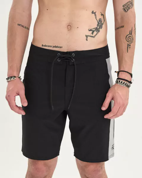 BOARDSHORT WAVES BLK (ALS25112005)