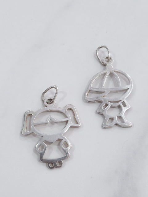 Dije Plata 925 Hijitos grande