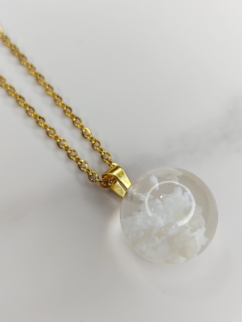 Conjunto Acero Dorado Cielo Blanco