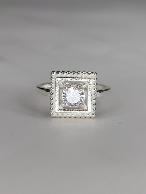 Anillo Compromiso Plata 925 con piedra Cubic - comprar online