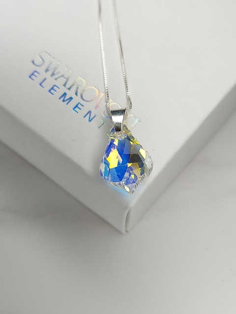 Conjunto Plata 925 con cristal Swarovski Pendulo