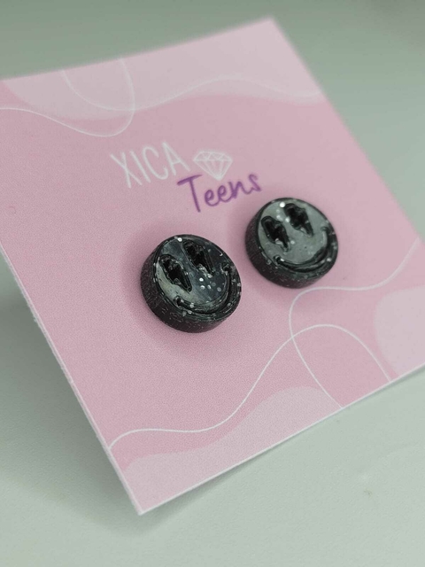 Aros Acrílico Carita Feliz