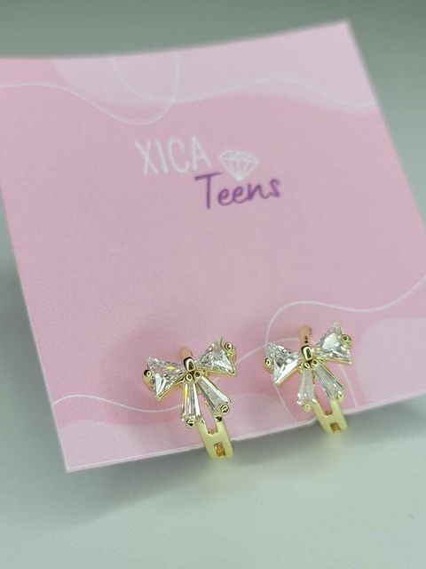 Aros Acero Dorado Moños