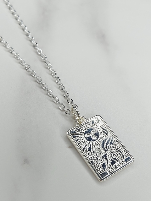 Conjunto Acero Blanco Carta de Tarot