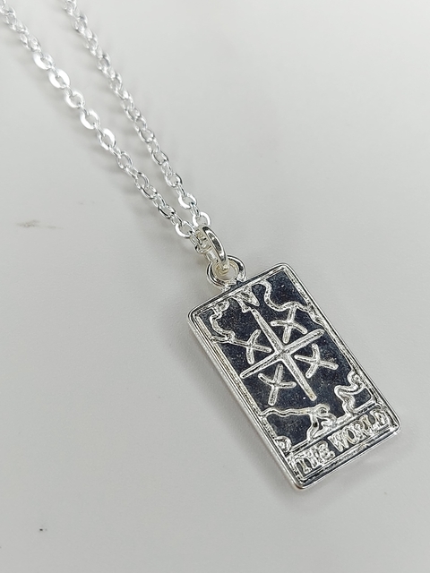 Conjunto Acero Blanco Carta de Tarot