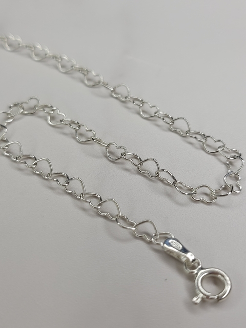 Cadena Corazón Plata 925 - comprar online