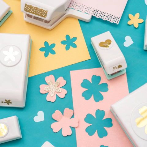 Kit de Furadores de Papel Layered Punch 661232 WER - Flowers