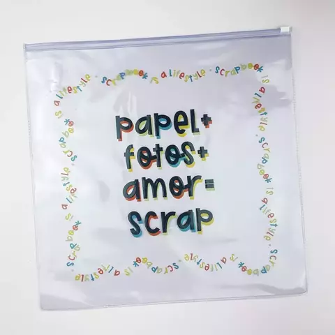 Pasta Zip para Papéis Coleção Scrapbook is a Lifestyle Lemon Scrapbook - comprar online