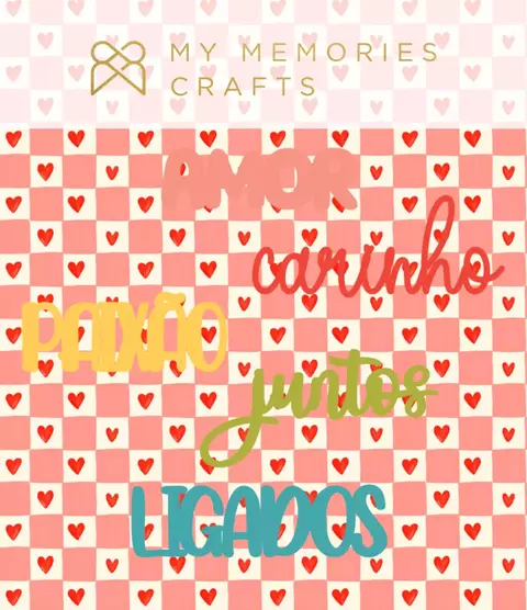 Acrílico Coleção Meu Amor My Memories Crafts - Títulos - comprar online