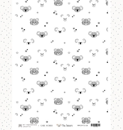 Papel Vegetal A4 Coleção Meu Tesouro MMCMTE-08 My Memories Crafts