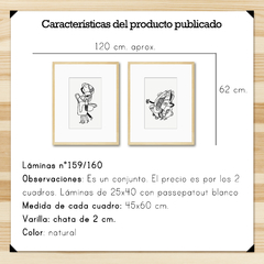Formas locas en blanco - Set 45x60 - Wombat