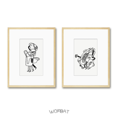 Formas locas en blanco - Set 45x60 en internet