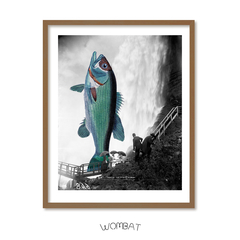 Collage Surrealista - La cascada - comprar online